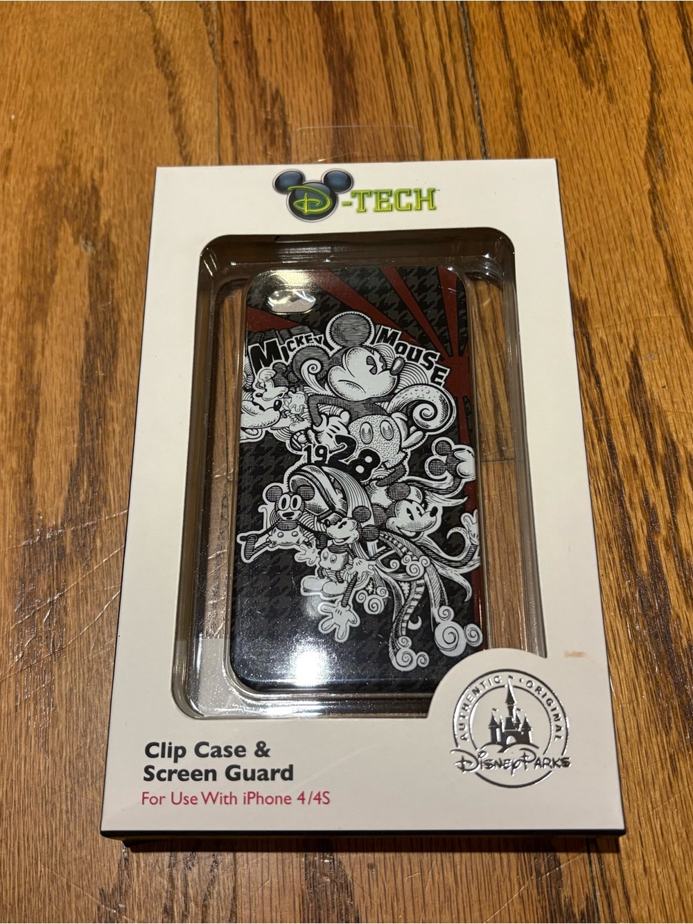Disney Black / Red Mickey Mouse Case for iPhone 4/4S NWT from DWD Florida